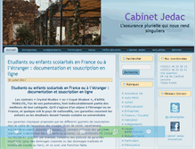 Tablet Screenshot of cabinet-jedac.com